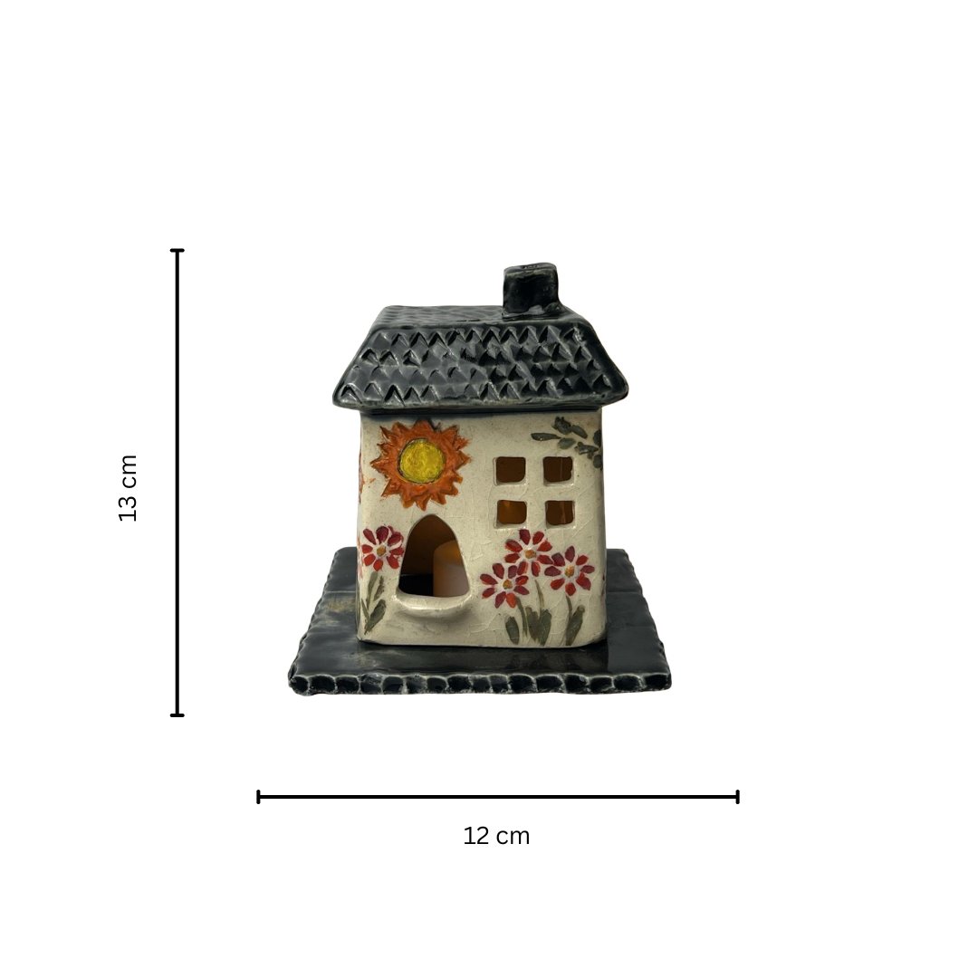 Blooming Meadow Tea Light Cottage