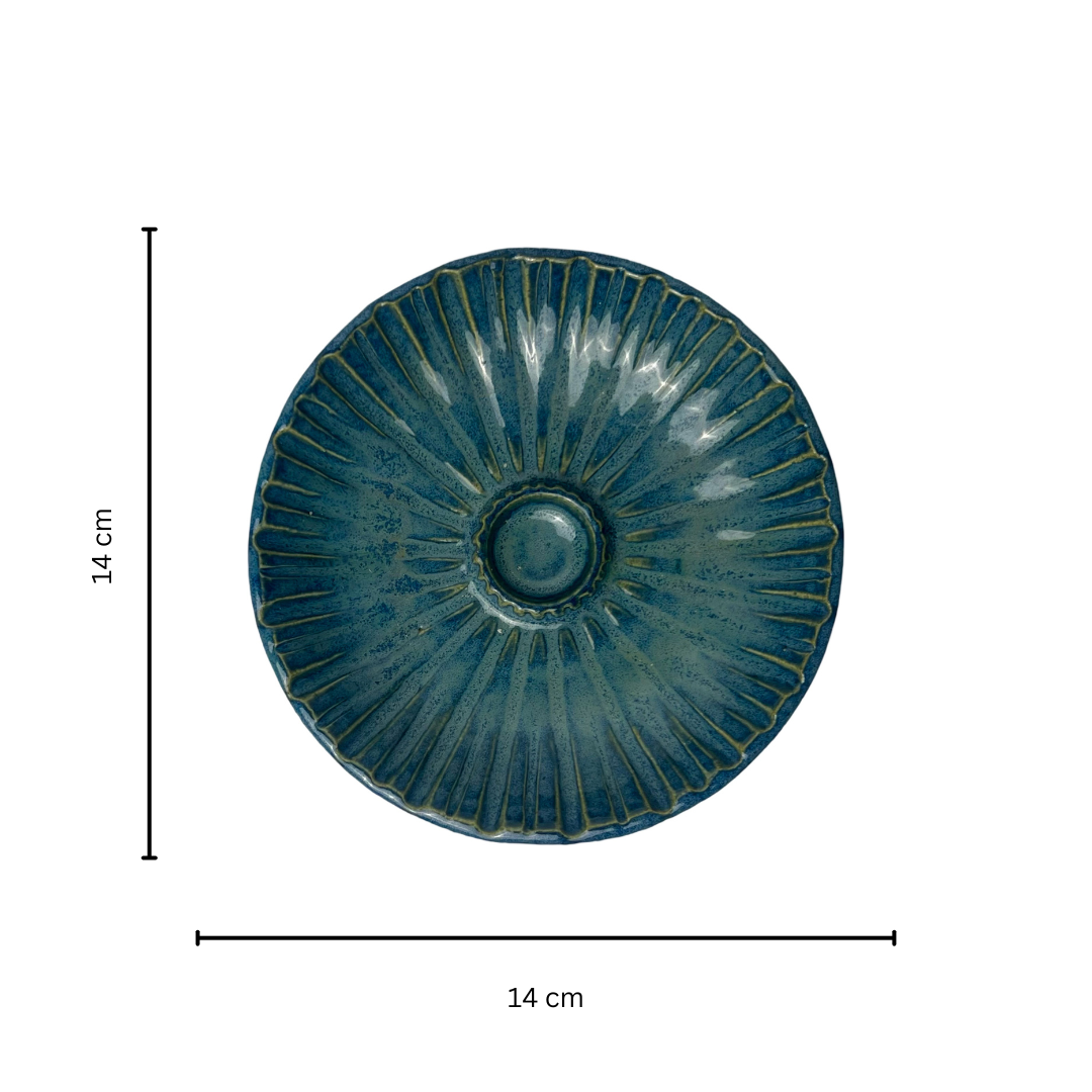 Blue Ember Candle Holder - Set of 2