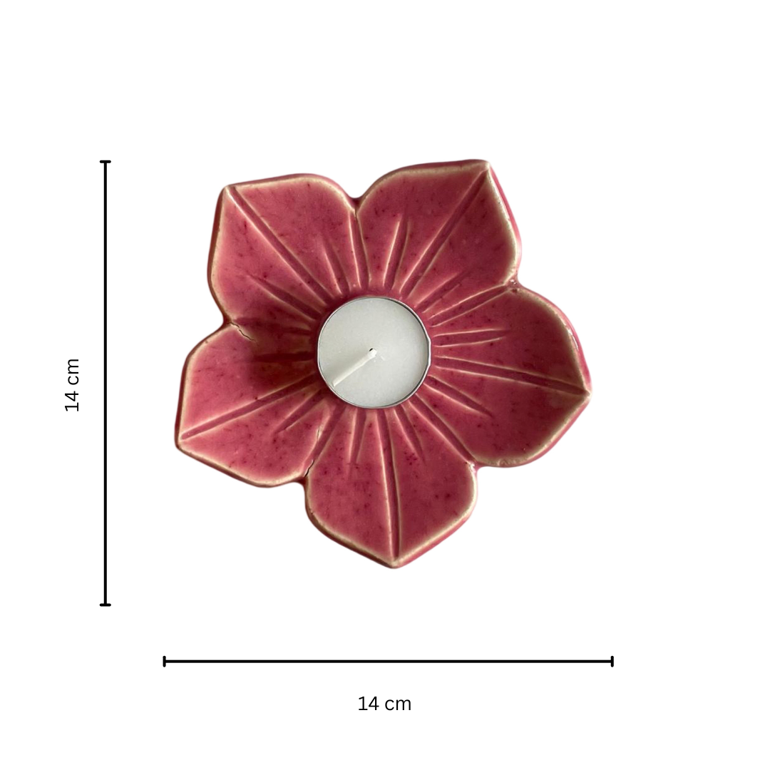 Cherry Blossom Tea light Holder - Set of 2