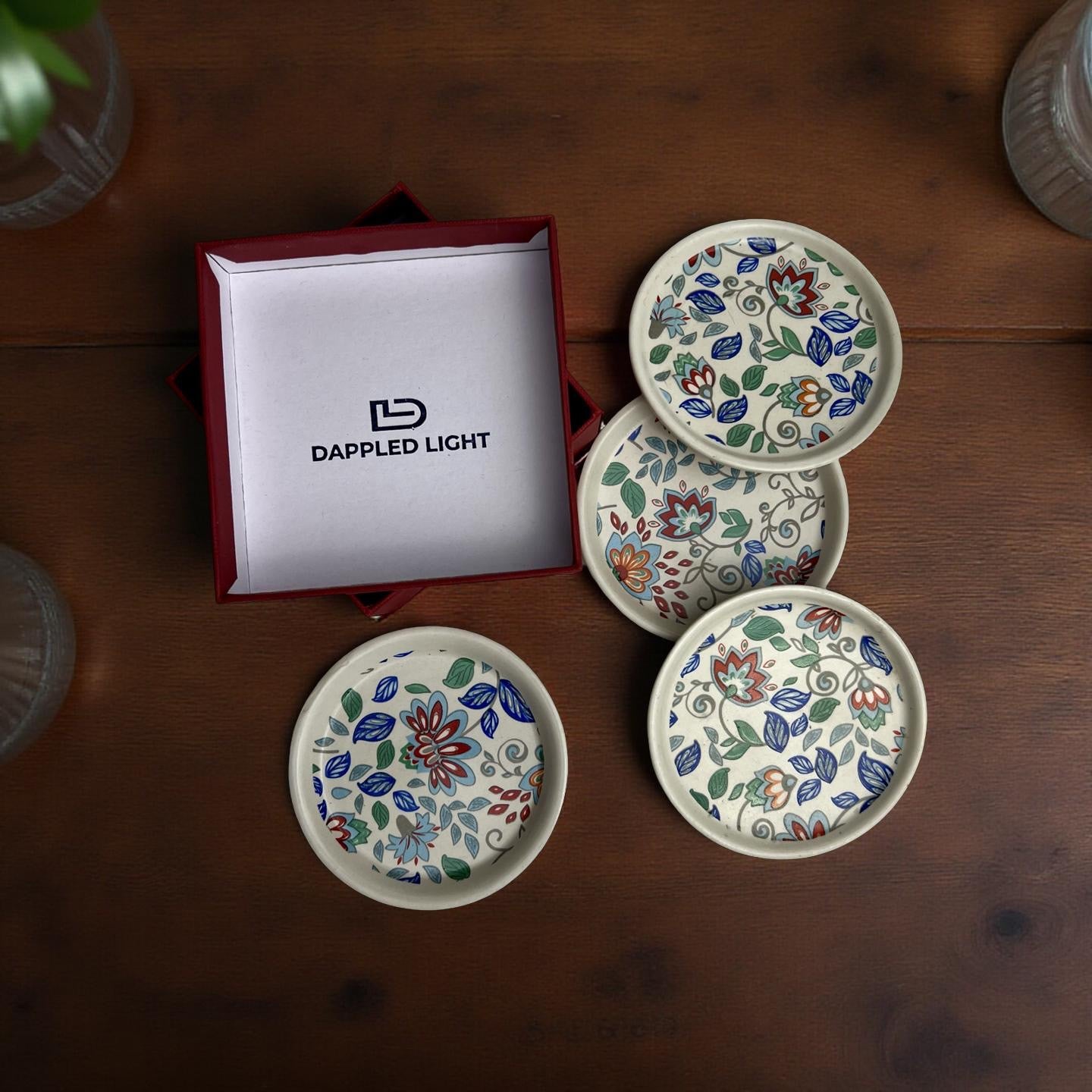 Spring Bloom Coasters - Set of 4