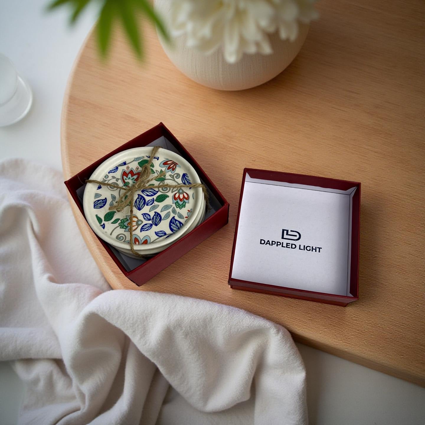 Spring Bloom Coasters - Set of 4