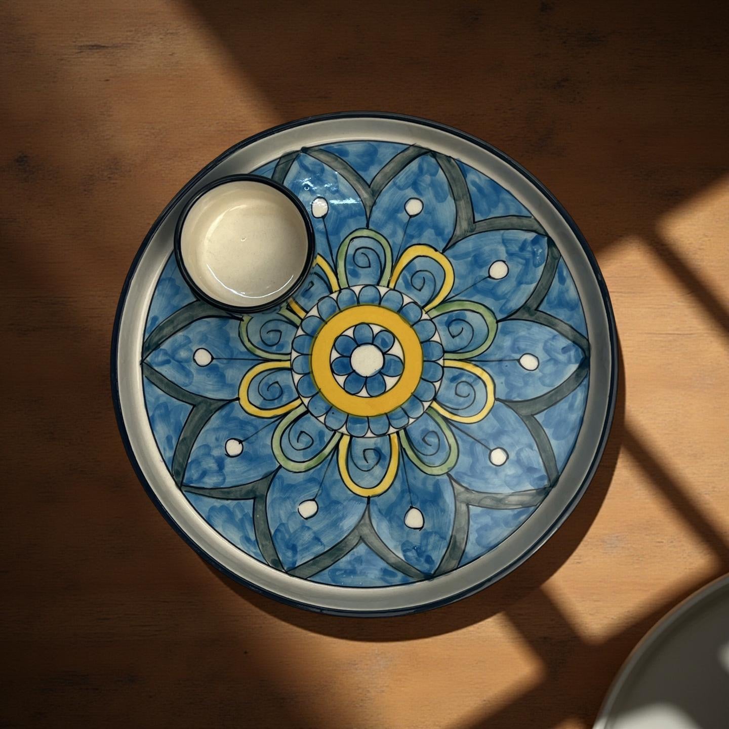 chip and dip set
snack serving platter
chip and dip plate
chip and dip platter