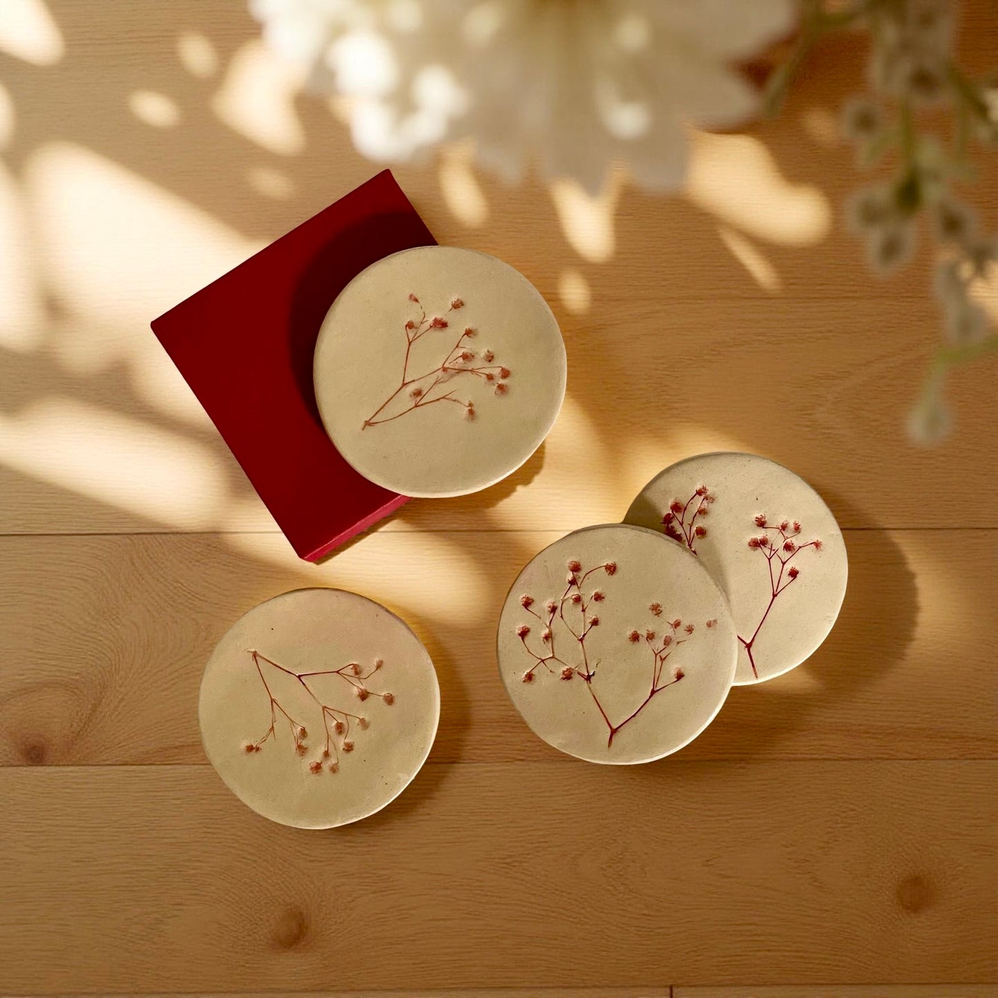 Red Twig Coaster - Set of 4