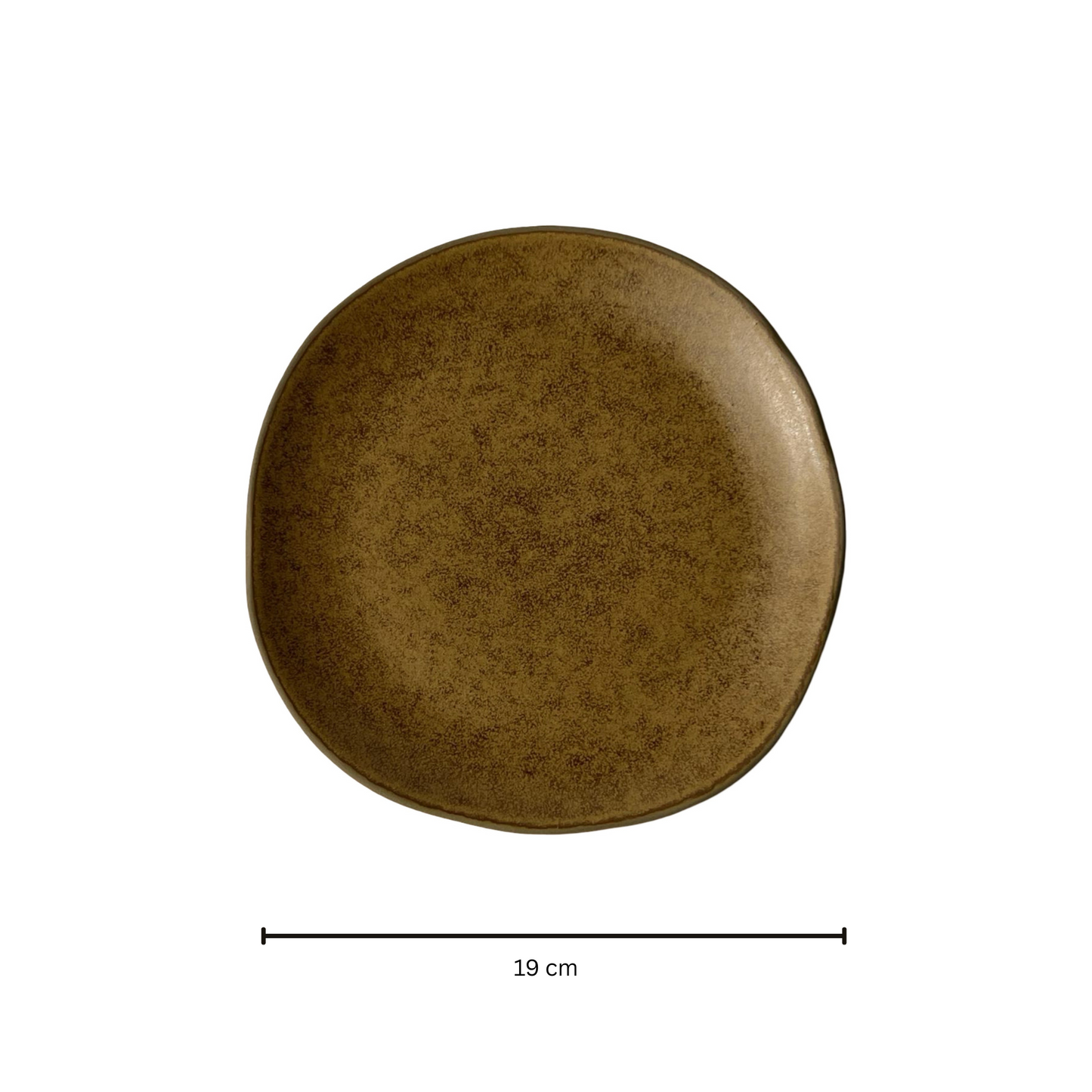 Wabi - Sabi Quarter Plates (Set of 4) Sunstone