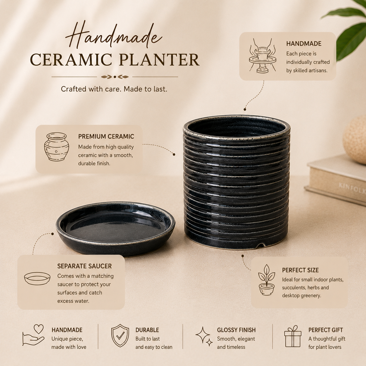 Obsidian Ridge Planter
