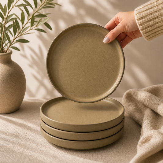 Sepia Quarter Plates (Set of 4)