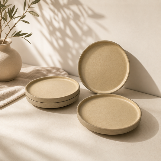 Sepia Quarter Plates (Set of 4)