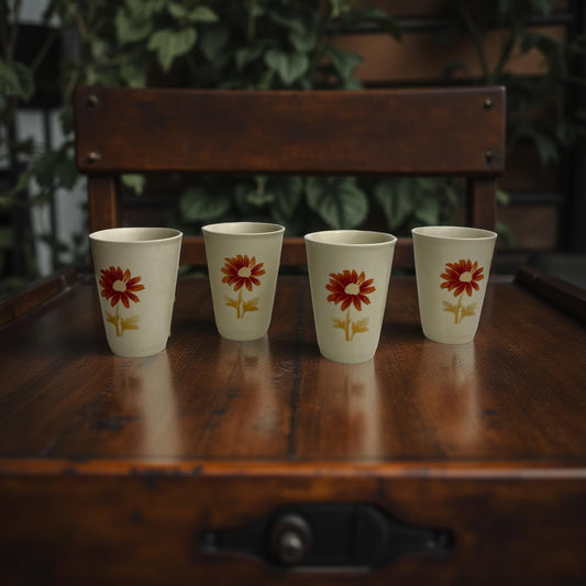 Sunlit Tea Glasses - Set of 4