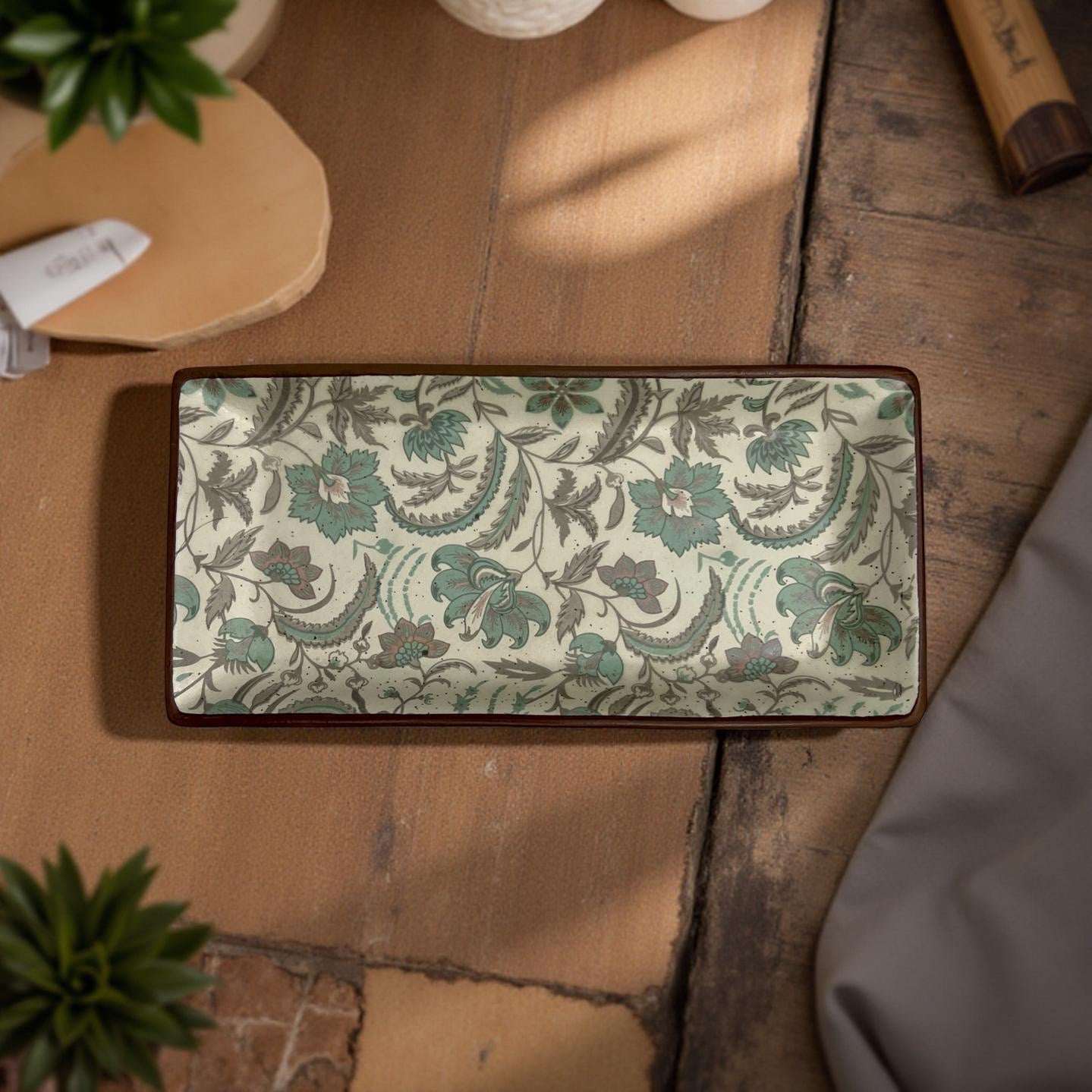Autumn Whisper Serving Tray With Bowls
