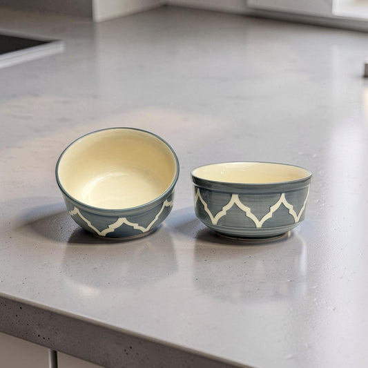 Moroccan Slate Snack Bowls - Set of 2