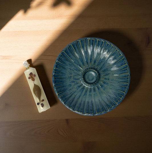 Blue Ember Candle Holder