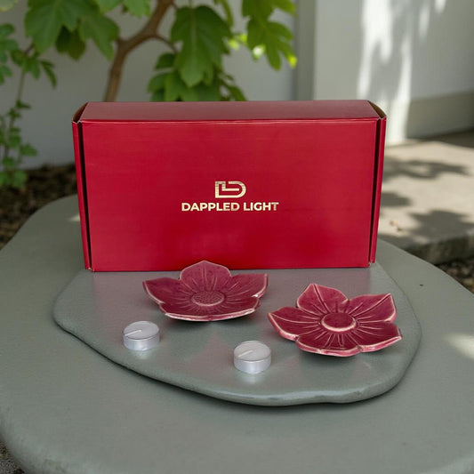 Cherry Blossom Tea light Holder - Set of 2